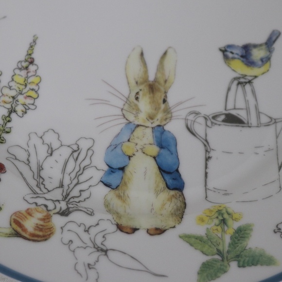 BEATRIX POTTER PETER BUNNY RABBIT EASTER DINNER PLATES - S/4 - NEW - Picture 2 of 6